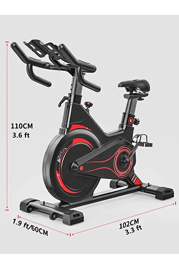 Relax Premium Kondisyon Bisikleti Spinning Bike Egzersiz Aleti, Bluetooth + Uygulama(150 Kg Kapasiteli)
